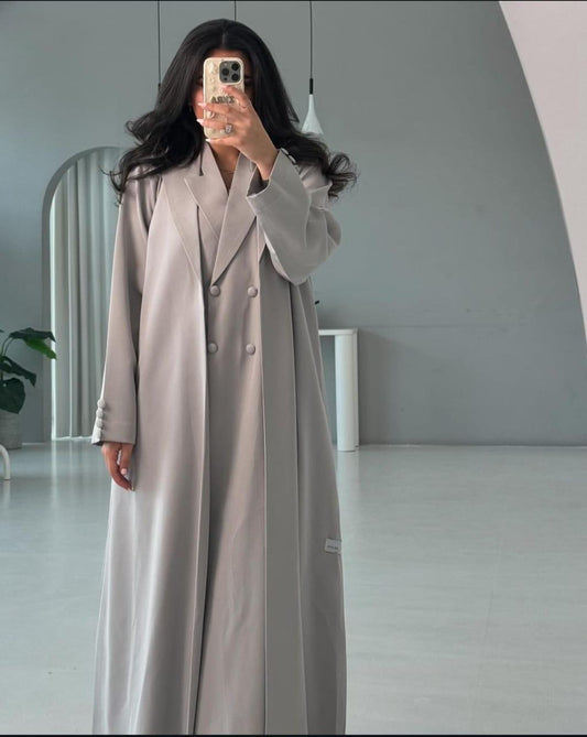 Luxury Abaya 
AED 150 🇦🇪
Set - Abaya + Dress + Sheila 
Size - 52-60